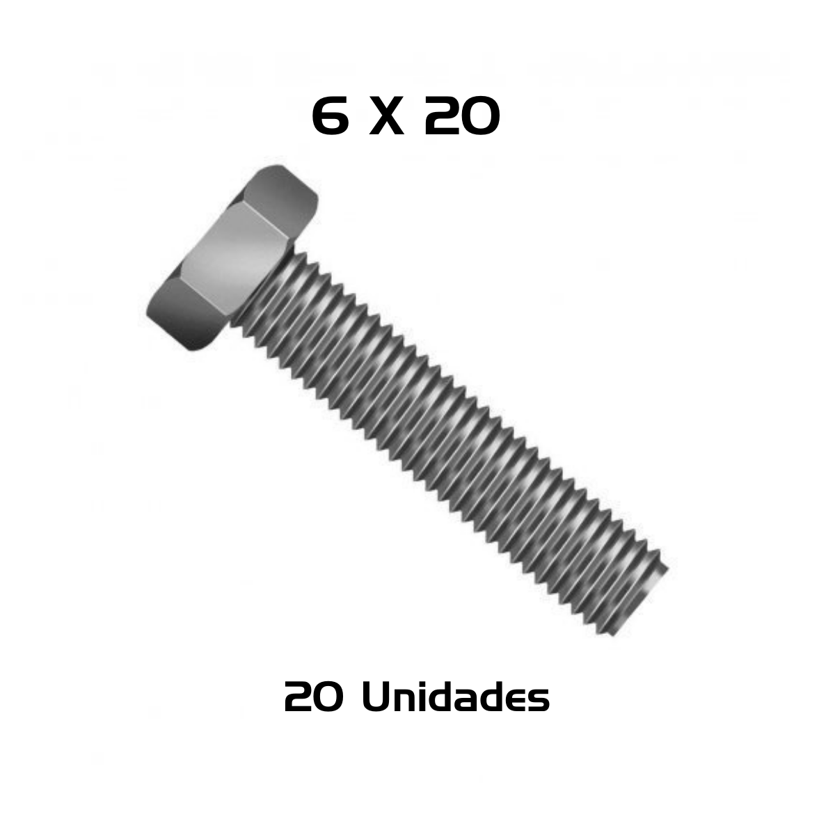 Parafuso Sextavado M X Inox Ma Rosca Inteira Und Loja Brafer