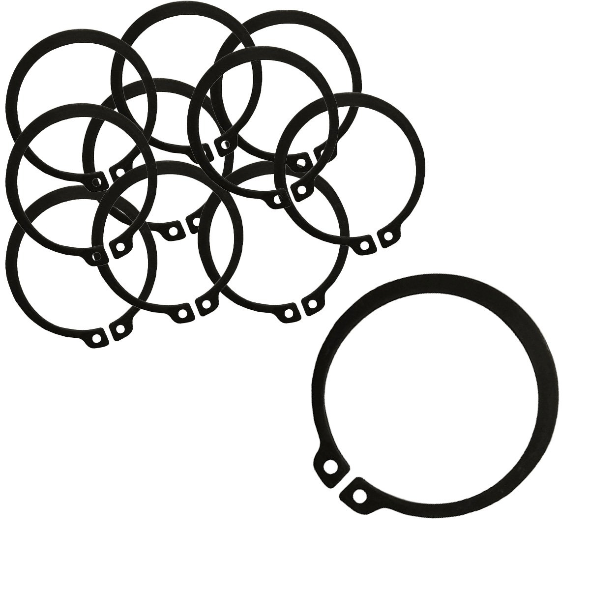 Anel Elastico P/ Eixo 15mm Externo Retenção Tipo e15 - 50 Un