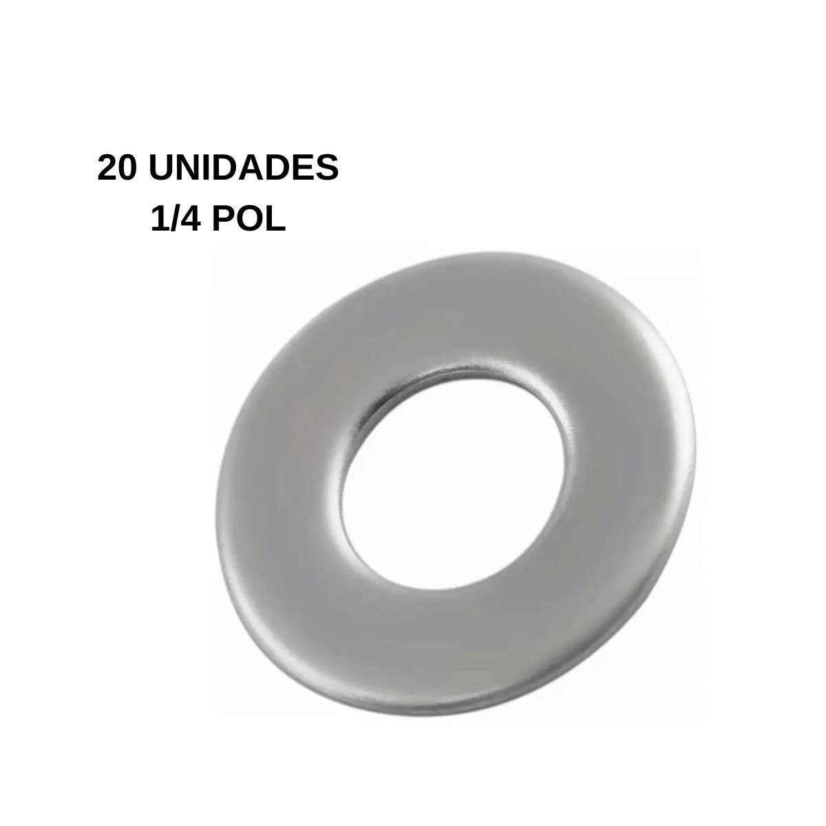 Arruela Inox Pol Lisa Unidade Loja Brafer