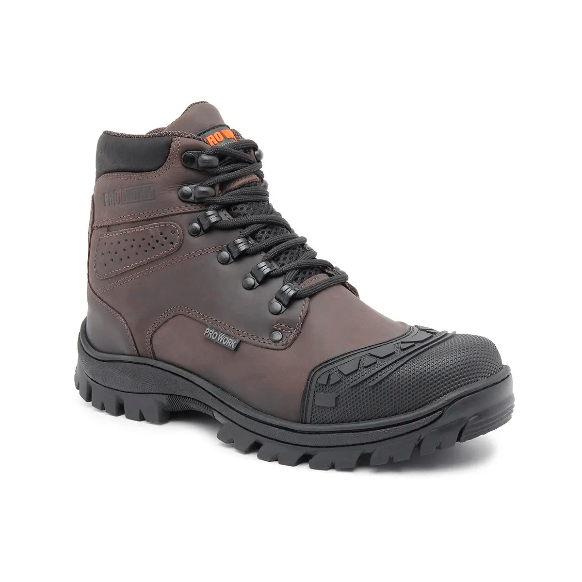 Bota de Couro Legítimo Polaris Motociclista 44 Café Prowork