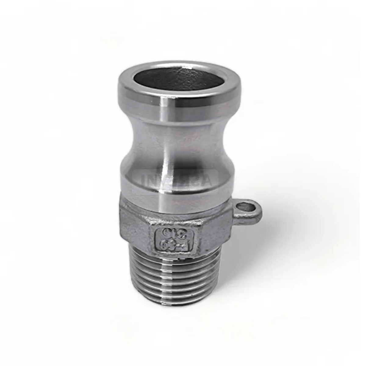 Conector Engate Rápido Camlock Rosca Macho 1/2 Bsp Inox 316