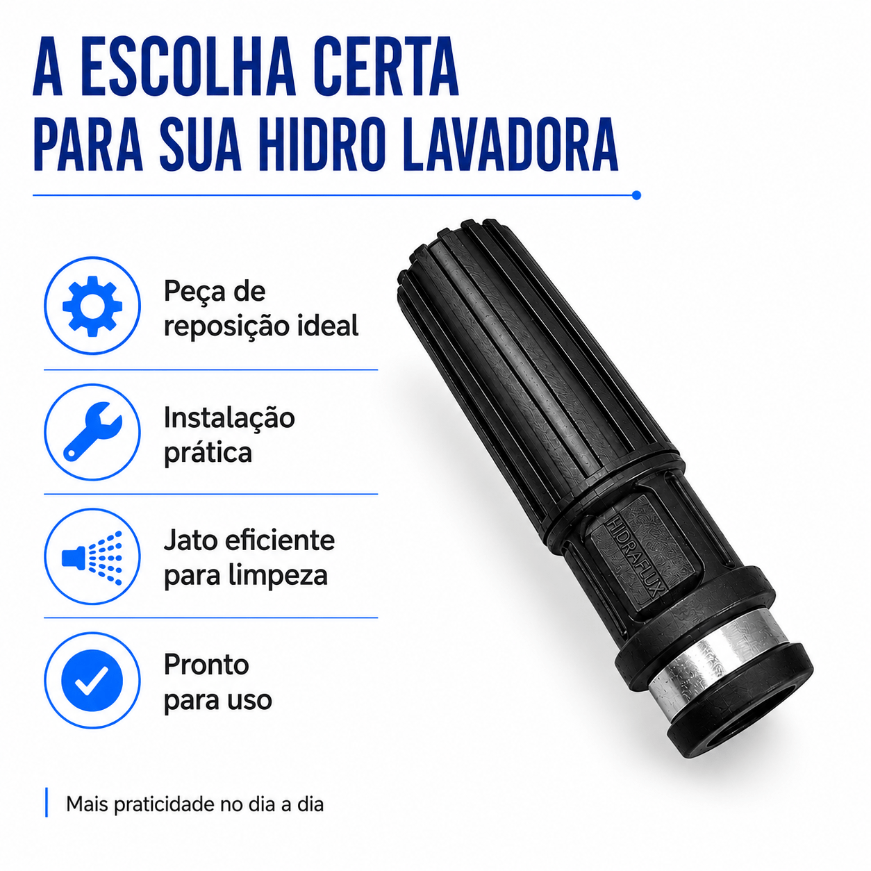Esguicho para Hidro Lavadora Tipo Leque 2.2 Alta Pressão