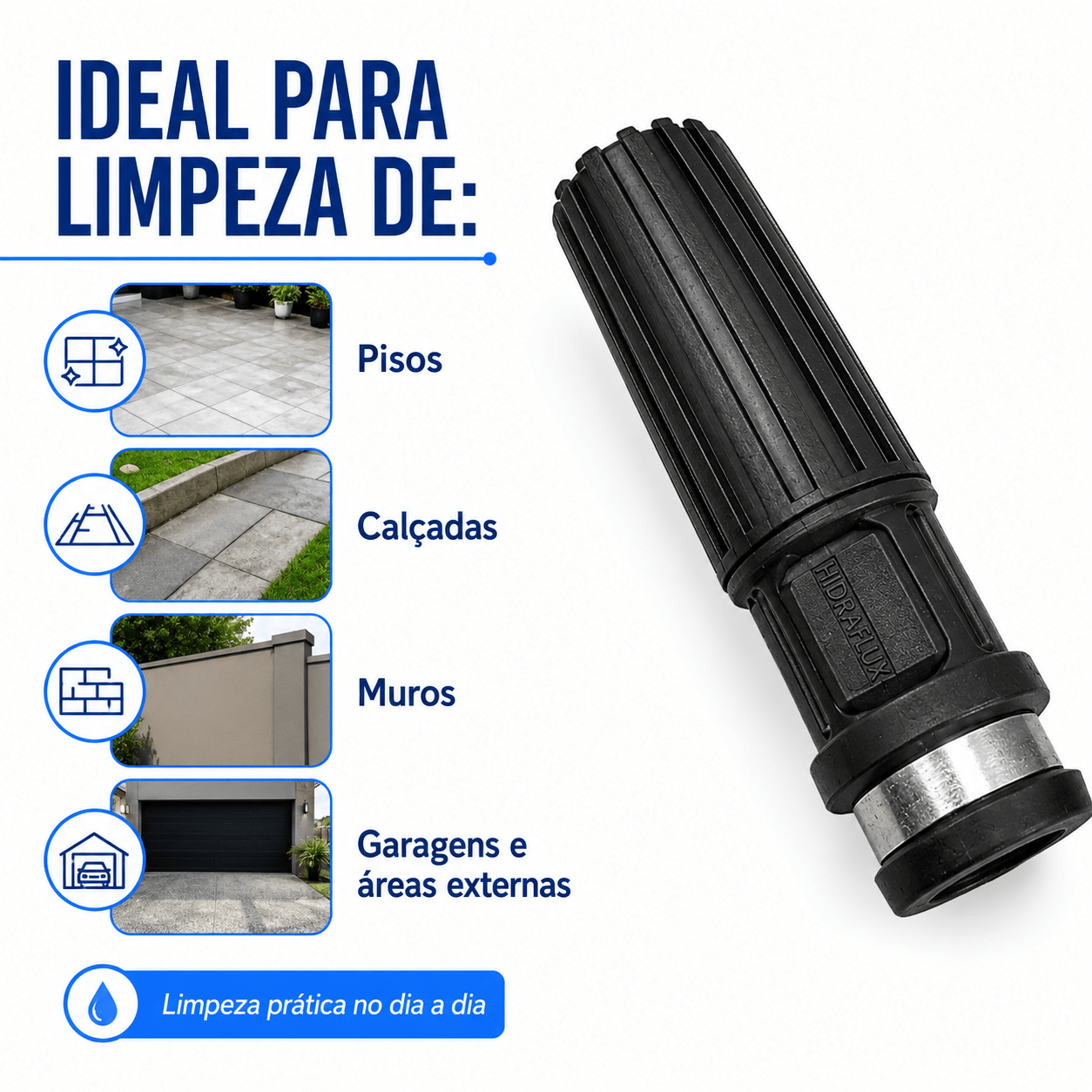 Esguicho para Hidro Lavadora Tipo Leque 2.2 Alta Pressão