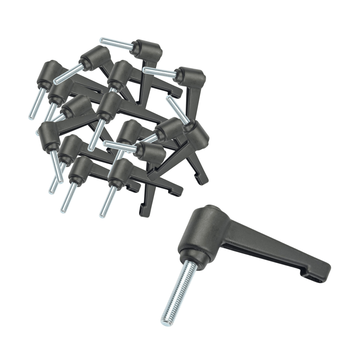 Manipulo Alavanca Trava Macho M6 X 50mm Zamak 7835 15 Und - Loja
