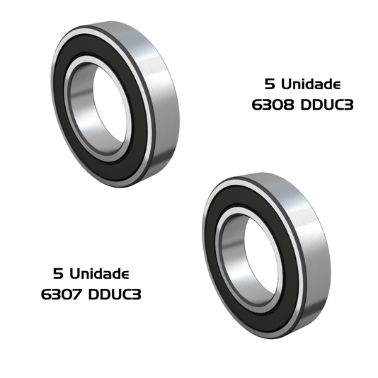 10 Rolamento DDUC3 Radial de Esferas 5 = 6307 5 =6308 Dmr