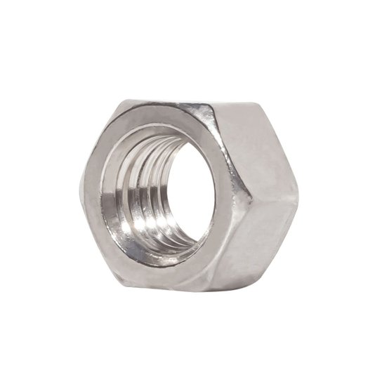 100 Parafuso Sextavado Inox 1/4 x 1 com Porca e Arruela