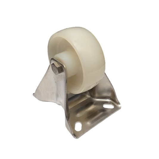 2 Rodízio Fixo Inox 3 Pol + 2 4 Pol + 2 c/ Freio Trava 4 Pol