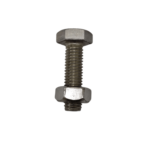 4 Parafuso Sextavado M12 x 20 com 4 Porca Sextavada M12