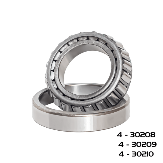 4 Rolamento Cone Capa 30208 + 4 30209 + 4 30210