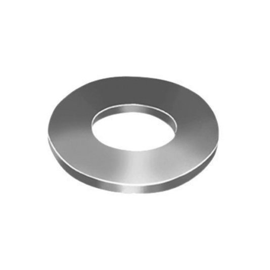 50 Porca Inox Sextavada M8 e 50 Arruela Inox 5/16 Lisa 100Un