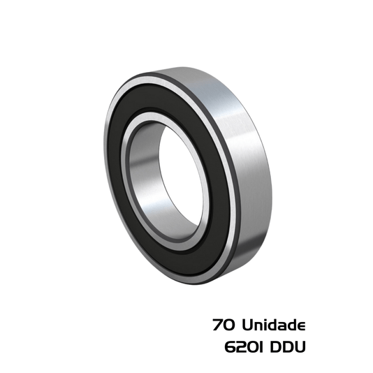 70 Rolamento 6201 DDUC3 2RSC3 12x32x10 Radial de Esferas Dmr