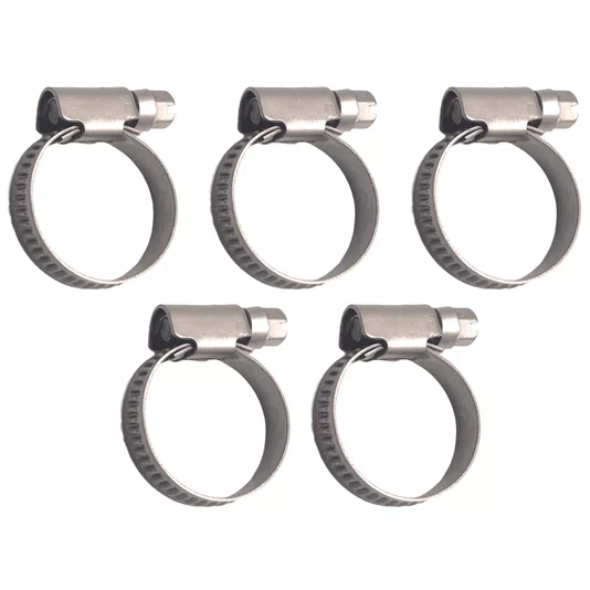 Abraçadeira Inox Rsf 25 X 38 Fita 14mm Rexon - 5 Unidades
