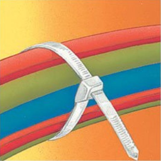 Abraçadeira Nylon Branca 3,5 X 300 C/100 Und Ajax