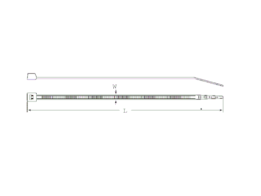 Abraçadeira Nylon Branca 4,8 X 450 C/50 Und Conex