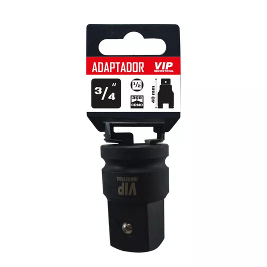 Adaptador Soquete Impacto Fêmea 1/2 X 3/4 Macho 48mm - Vip