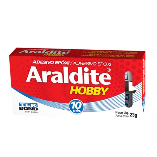 Adesivo Cola Epoxi Araldite Hobby 23g Tekbond