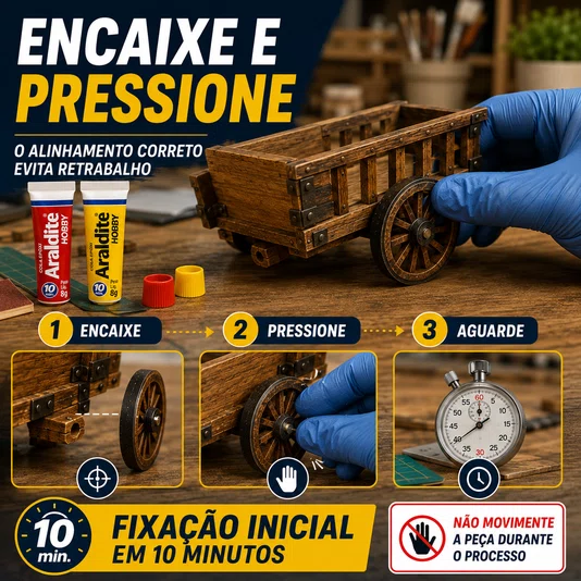Adesivo Cola Epóxi Araldite Hobby Vidro Pedra Borracha