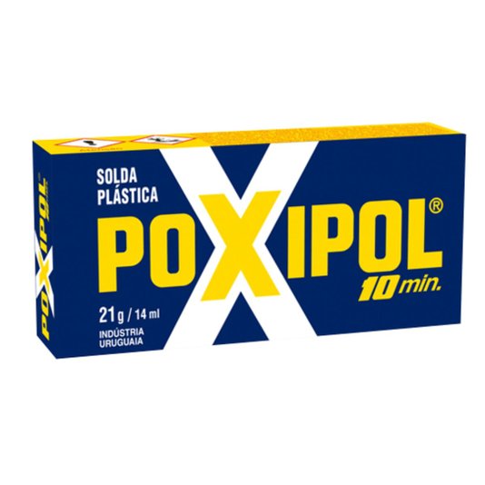 Adesivo Epoxi Metálico 21g 10 Minutos Poxipol