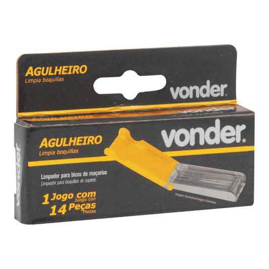 Agulheiro Limpador para Bicos de Maçarico 14 Peças Vonder