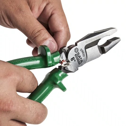 Alicate Corte Tesoura para Eletricista 8 Pol Isolado Sata