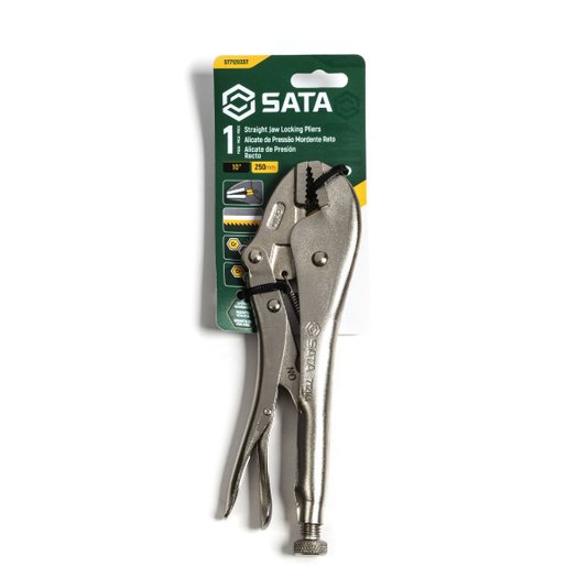 Alicate Pressão Mordente Reto 10 Polegadas St71203st Sata