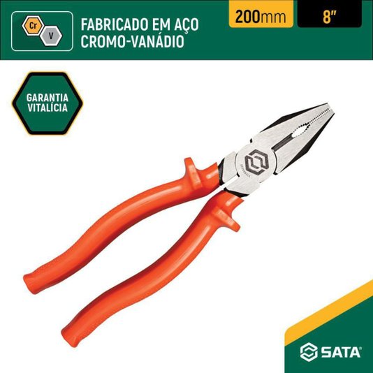 Alicate Universal Isolado 8 Polegadas St700022l Sata