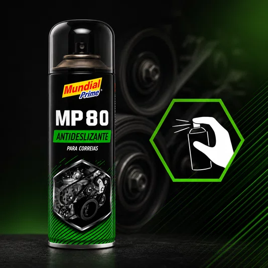 Anti Derrapante P/ Correias Spray 300ml Elimina Ruído Motor