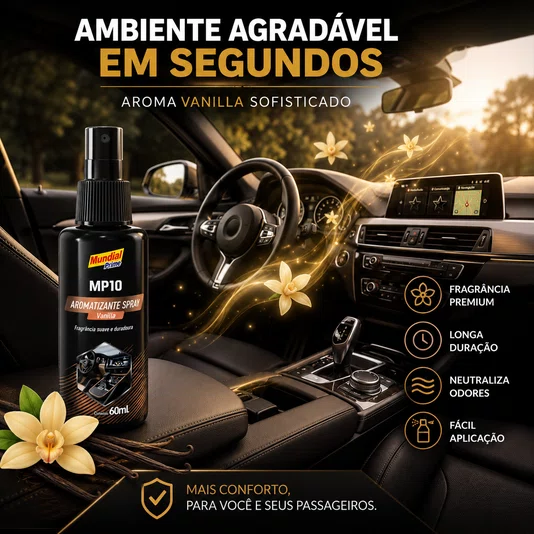 Aromatizante Perfume Automotivo Pump Aroma Vanilla 60ml