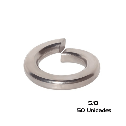 Arruela de Pressão 5/8 Zincada 50 Und