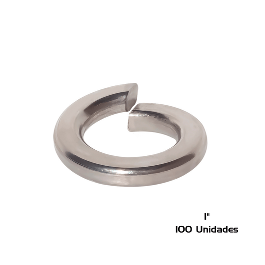 Arruela de Pressão Inox 1 Polegada 100 Unidade