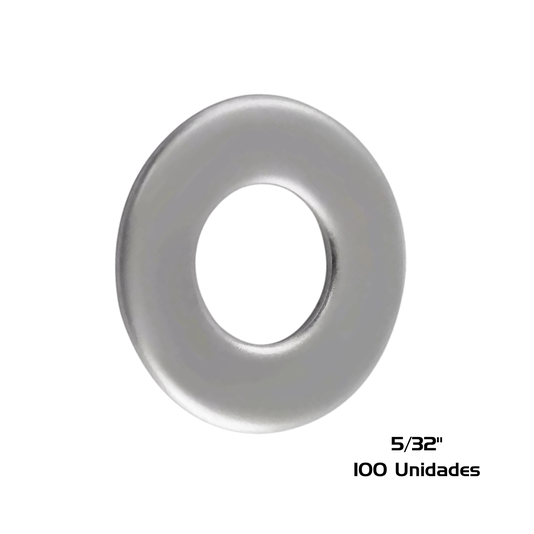 Arruela Inox 5/32 Pol Lisa 100 Unidade