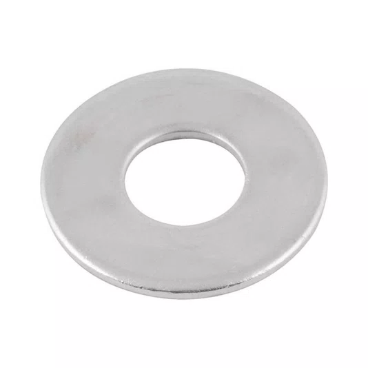 Arruela Inox Lisa 1 Polegada - 10 Unidades