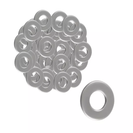 Arruela Lisa 7/8 Polegada Zincado 10 Unidades