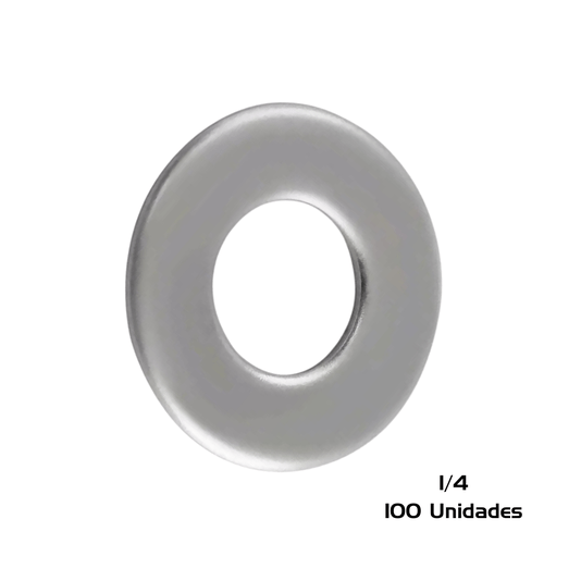 Arruela Lisa Inox 1/4
