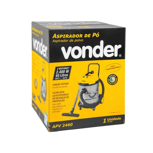 Aspirador de Pó e Líquidos 2400w 60 Litros 220v Apv2460