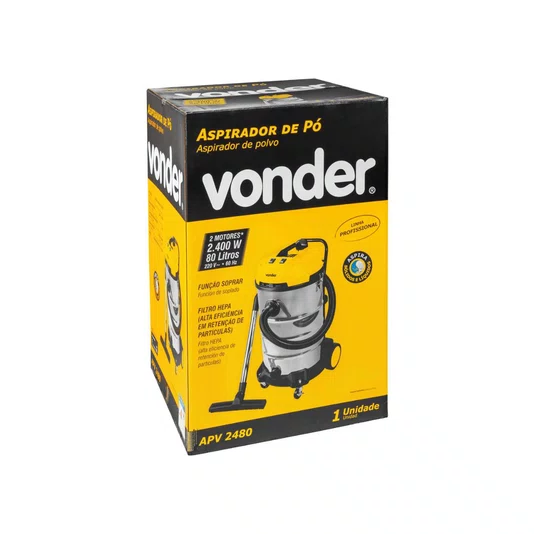 Aspirador de Pó e Líquidos 2400w 80 Litros 220v Apv2480