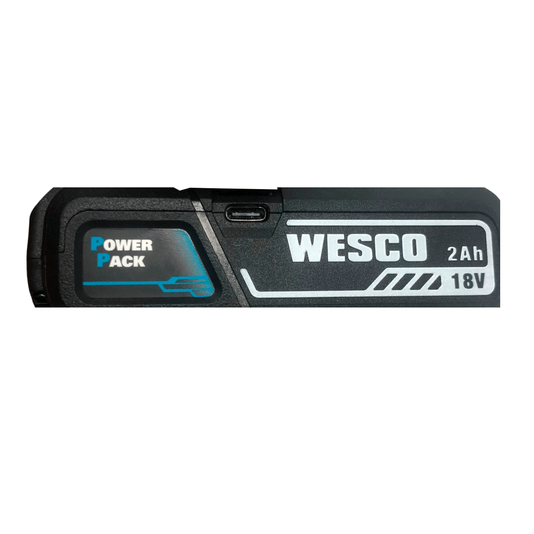 Bateria 18v 2.0 Ah Power Pack Recarga Tipo C Ws9805 Wesco