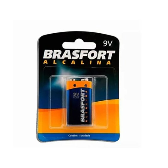 Bateria Alcalina 9v Brasfort