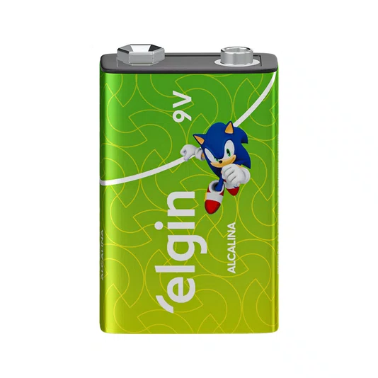Bateria Alcalina 9v Elgin