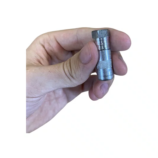Bico Acoplador Hidráulico 1/8 Npt Fêmea para Bombra de Graxa