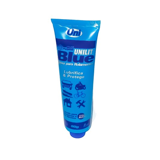 Bisnaga Graxa Azul para Rolamento Unilit Blue-2 Ingrax 80g