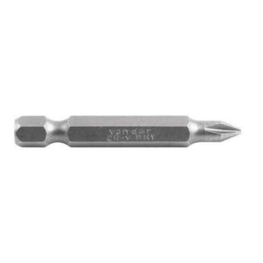 Bit Ponta Phillips Insert Bit N.1 X 50mm C/ 2 Unidades Vonder