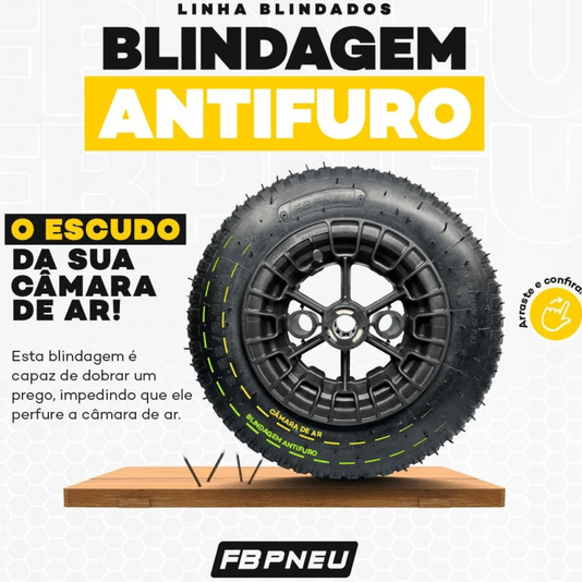 Blindagem Antifuros para Câmara de Carrinho de Mão 3,25 X 8