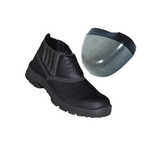 Bota de Segurança 44 Biqueira Aço Couro Elástico Epi Idol