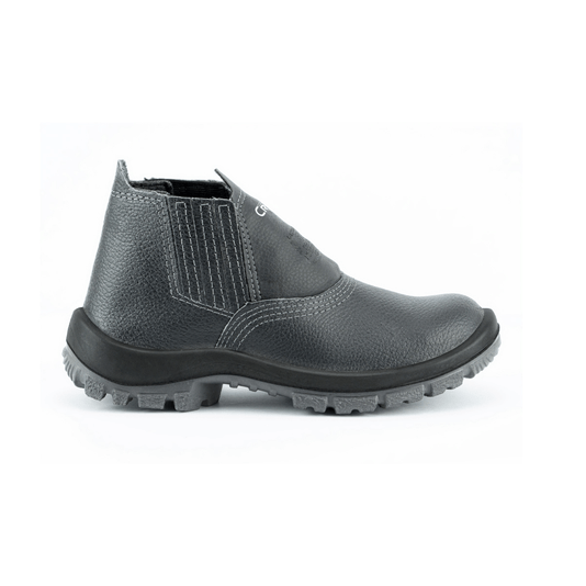 Bota de Segurança 44 Flex Biqueira Aço Couro Elástico Crival