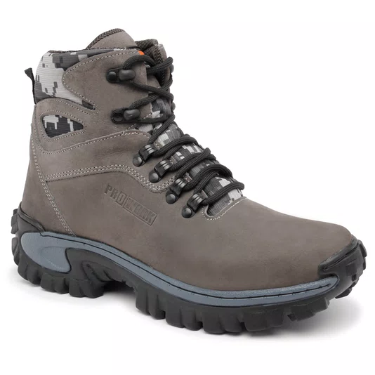Botina de Couro Nobuck Coturno Militar N.44 Qap Rato Prowork