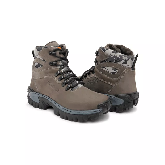 Botina de Couro Nobuck Coturno Militar N.45 Qap Rato Prowork