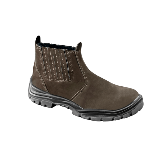 Botina Elástico Bidensidade Agrosul Nobuck Café N.45 Rhino