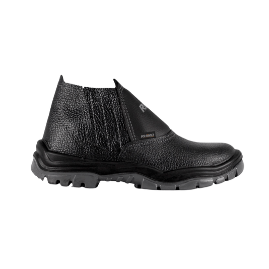 Botina Elástico Comfort Preto Biqueira Pvc N.46 Rhino