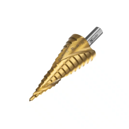 Broca Escalonada Aço Rápido Espiral 4mm a 32mm Mtx